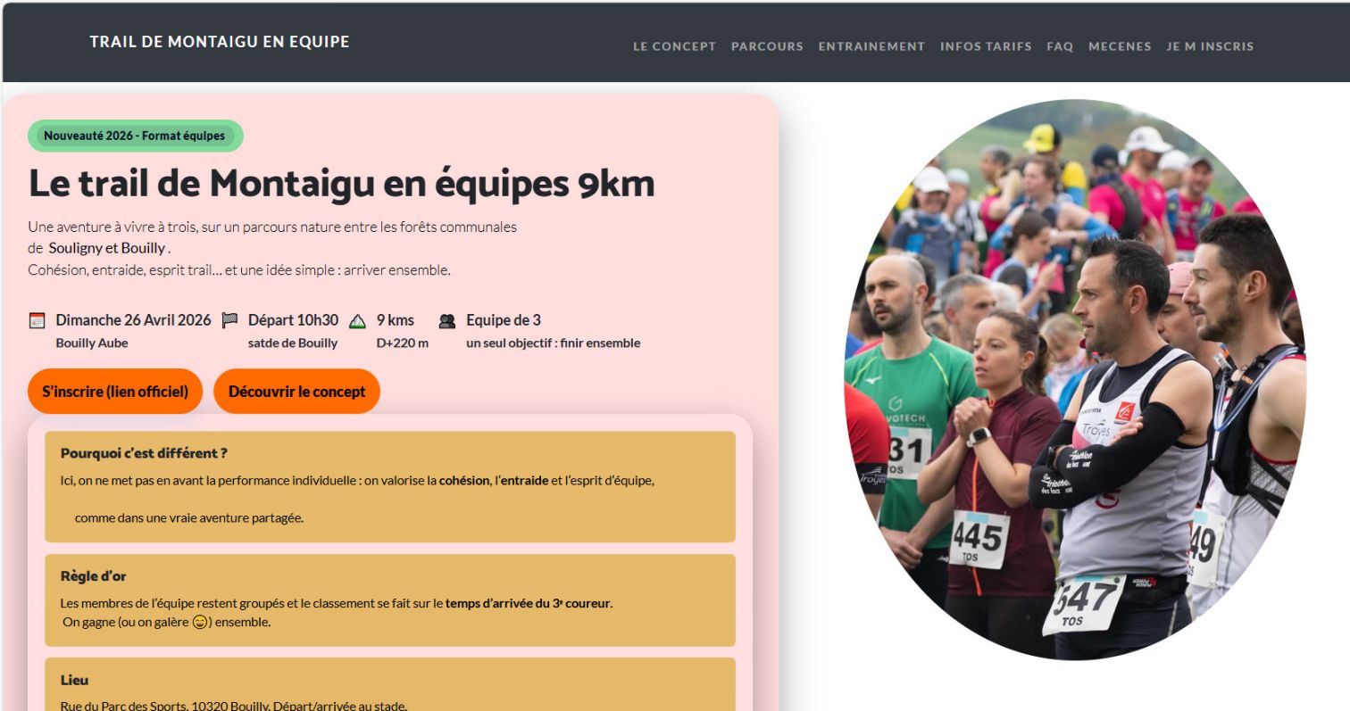 Trail de Montaigu en Equipe