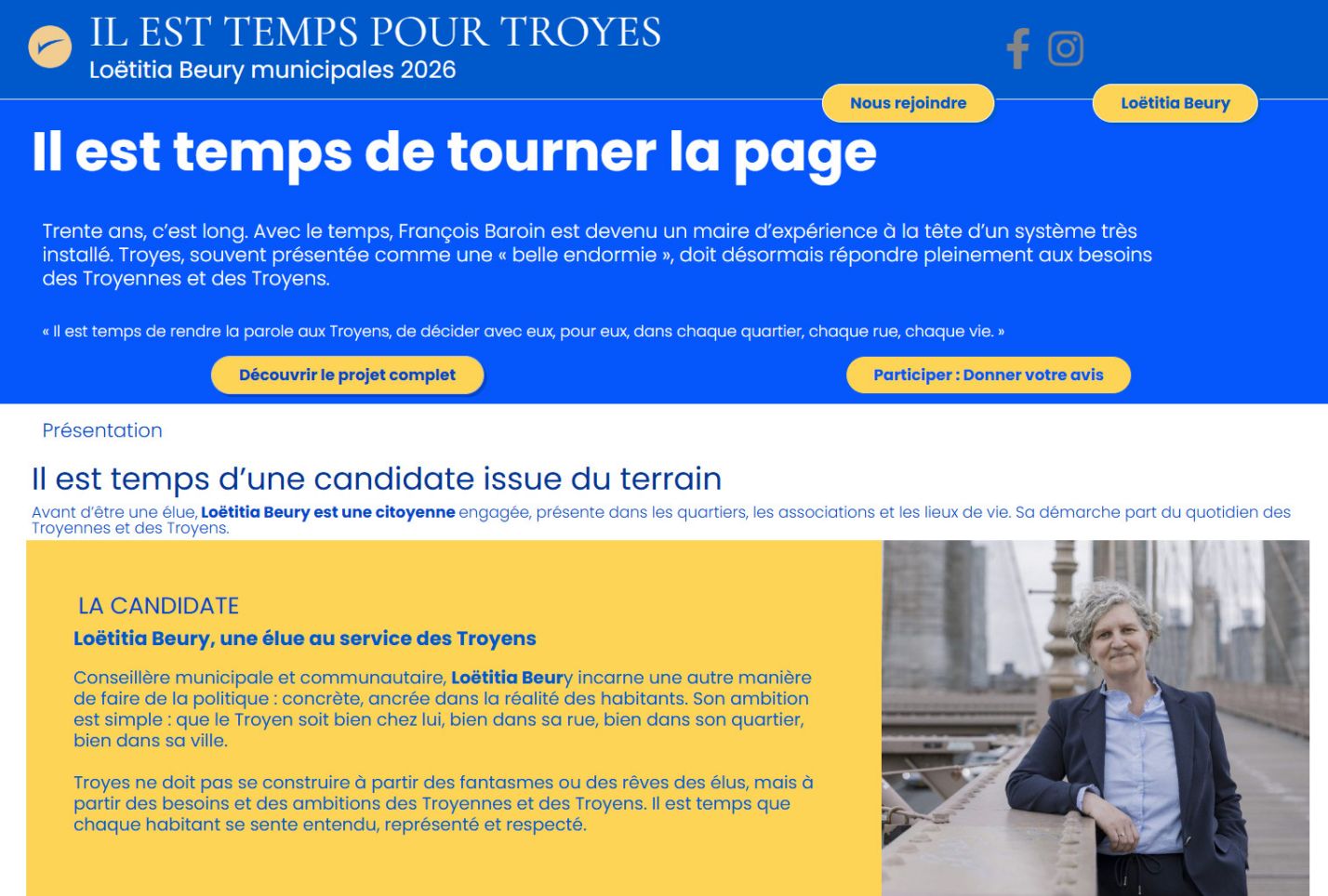 Il est temps de changer Troyes